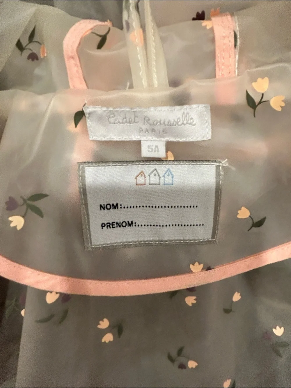 Cadet Rousselle Paris clear pvc